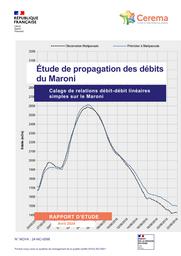 Étude de propagation des débits du Maroni, Calage de relations débit-débit linéaires simples sur le Maroni