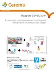 Étude-action pour une meilleure qualité de l’air intérieur dans les collèges des Vosges. Rapport d’évaluation | DUBREUIL, Céline