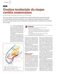 Gestion territoriale du risque cavités souterraines. | BERENGER, Nathalie